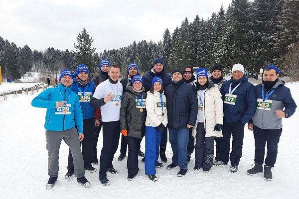 Участие в IV благотворительном зимнем старте «Олимпийская лыжня» 